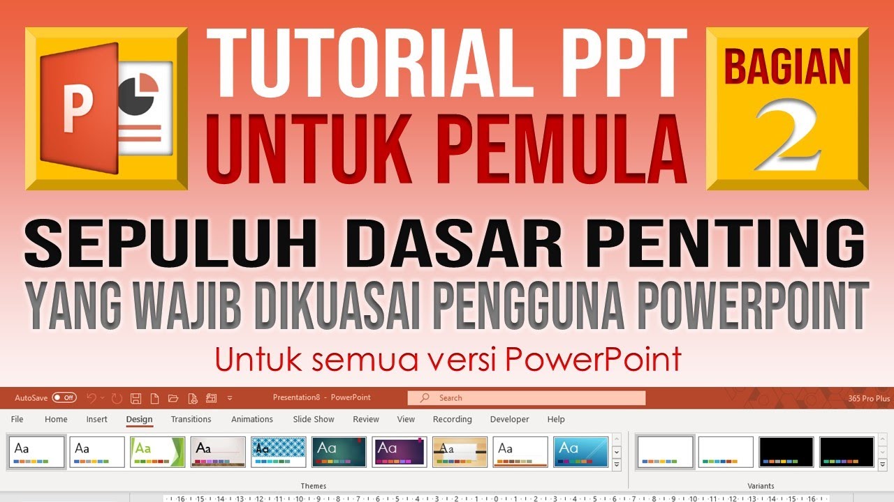 Cara Membuat PPT Untuk Pemula | Dasar-Dasar Cara Edit PPT - YouTube