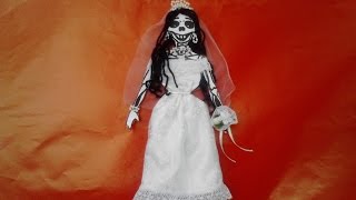 como vestir esqueleto de papel o calaverita     NOVIA