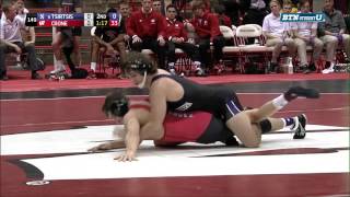 Northwestern Wilcats at Wisconsin Badgers Wrestling: 149 Pounds - Tsirtsis vs. Crone
