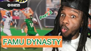 PART 2! 🐍  FAMU 🐍  FIRST HOME GAME ! CFB 25 DYNASTY (vs JSU)