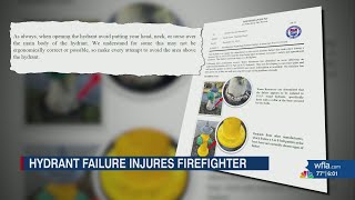 St. Petersburg firefighter recovering after hydrant failure; documents raise broader concerns