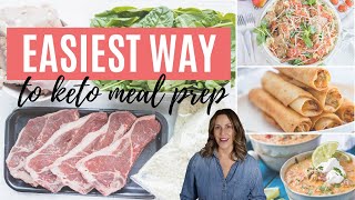 KETO MEAL PREP MADE EASY | Easy Keto Recipes to Prep ONCE...Eat ALL Week!