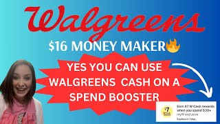 🤯 Yes you CAN use Walgreens Cash on a spend booster!! Learn How 💡