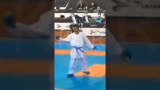 Indian player nishad ali in wkf🔥🔥 #karate #kumite #wkf  #viral #youtube #india #speed #ippon #shorts