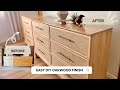IKEA Tarva Dresser HACK | ✨DIY Oakwood Finish✨|  Japandi Design 🌿