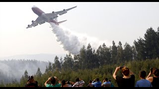 Nuevo Supertanker da esperanzas ante el combate de intensos incendios forestales