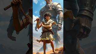 David Vs Goliath Animation Film ✝️ #biblical #god #bible #shorts