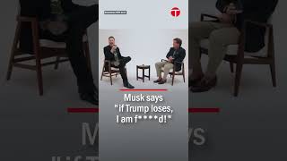 Elon Musk backs Trump: \