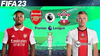 FIFA 23 | Arsenal vs Southampton - Premier League 22/23 Season Gameplay