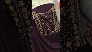 Heavy Embroidery Churidar Material Collection