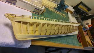 Clipper ship "FLYING FISH" Model build