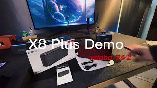 Xdobo X8 PLUS portable bluetooth speaker unboxing, sound test#bluetoothspeaker