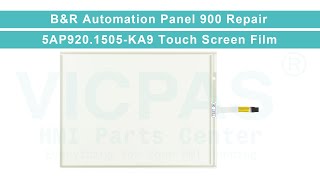 B\u0026R Automation Panel 900 Series 5AP920.1505-KA9 HMI Panel Glass Replacement