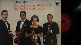 [LP] Mozart - String Quartet in F - Quartetto Italiano (side B)