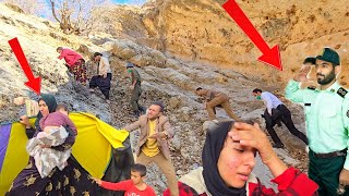 The efforts of the police and rescue operations to search for Fatima in the impassable mountains