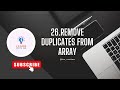 🎯LEETCODE PROBLEM ||🚀26.REMOVE DUPLICATES FROM SORTED ARRAY🤓|| IN #JAVA #EASYPROBLEM⚡