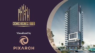 Cosmos Business Tower Visualized by Pixarch | Cosmos Builders \u0026 Developers| Bahria Town Karachi 2022