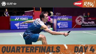 TOYOTA Thailand Open 2024 | Day 4 | Court 2 | Quarterfinals