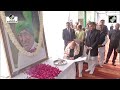 defence minister rajnath singh pays tribute to haryana’s ex cm om prakash chautala in sirsa