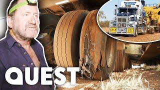 High Heat Cause Dangerous Tyre Blowout | Outback Truckers