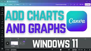 How to Add Charts and Graphs in Canva | create graphs and charts in Canva (2025 Canva Tutorial)