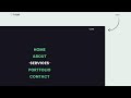 Full Screen Menu Using Html Css & Javascript