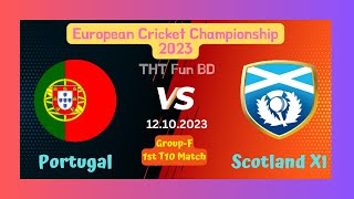 Portugal Vs Scotland XI | POR v SCO | European Cricket Championship Live Score Stream & Updates 2023