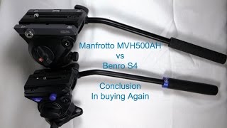 Benro S4 VS Manfrotto mvh500ah