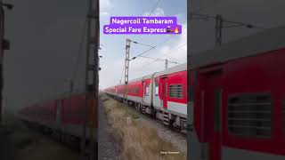 Nagercoil Tambaram Spl Fare Express #shorts #nagercoil #tirunelveli #madurai #trichy #chennai#india