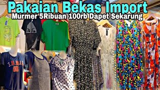 Thrifting Baju Second Import Murah Pasar Senin jakarta