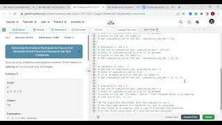Subarray with 0 sum Practice GeeksforGeeks