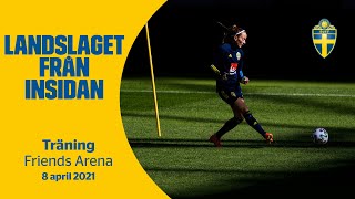 Följ med på träning på Friends Arena med landslaget!  | Landslaget från insidan