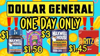 ‼️$1 & $3 COFFEE‼️$1.50 CEREAL‼️$1.45 RITZ CRACKERS‼️BOGO FREE GREEN DOT & MORE‼️#dollargeneral
