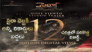 Sye Raa Narasimha Reddy Teaser Breaks All Time Records | #Syeraateaser Updates | Film Mantra