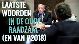 GennepNews - Burgemeester Peter de Koning sluit de laatste raadsvergadering van 2018