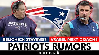 Latest Bill Belichick Rumors On NFL Black Monday + Mike Vrabel WANTS To Be Next Patriots Head Coach?