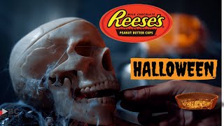 Reese's Halloween Commercial 2022 Skeleton