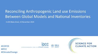 Reconciling Anthropogenic Land use Emissions between Global Models and National Inventories