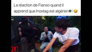 Fianso découvre que Inox est algérien 🤣 #shorts  #inoxtag #fianso