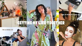GETTING MY LIFE TOGETHER | fall reset vlog | tips for self-care & organization