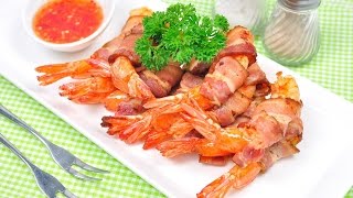 เบคอนพันกุ้ง | Bacon Wrapped Shrimp