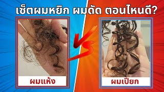 เซ็ตผมหยิก ผมดัด ตอนไหนดี? ผมแห้ง VS ผมเปียก / สาวิตรี Let's Be Curly