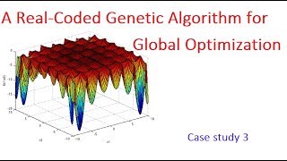 A Real-Coded Genetic Algorithm for Global Optimization (Case study 3)