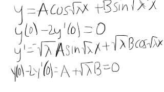 Midterm 2 review: eigenvalue problems