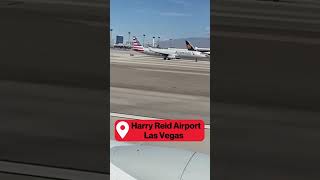 Rush hour at Harry Reid / LAS Airport!✈️  #shorts #lasvegas #vegas #airplaneview #airplanetakeoff