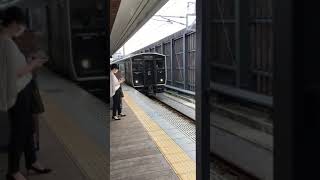 八代行き817系上熊本駅到着