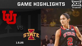 Utah vs. Iowa State Game Highlights | 2024-25 Big 12 Women’s Basketball