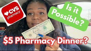 $5 Pharmacy Dinner for 4 People?! Is it Possible?! Budget Family Dinner CVS Pharmacy