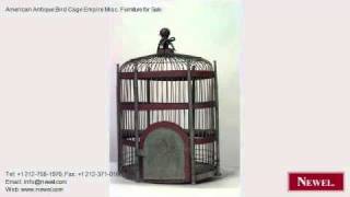 American Antique Bird Cage Empire Misc. Furniture for Sale