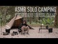 ASMR SOLO CAMPING @RAINBOW HOUSE CAMP